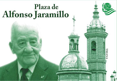 Azulejo de Plaza de Alfonso Jaramillo.