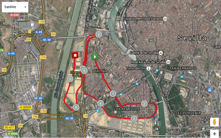 Carrera Vega de Triana_16_mapa