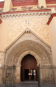 Iglesia Santa Ana, Triana, exterior. Portada evangelio