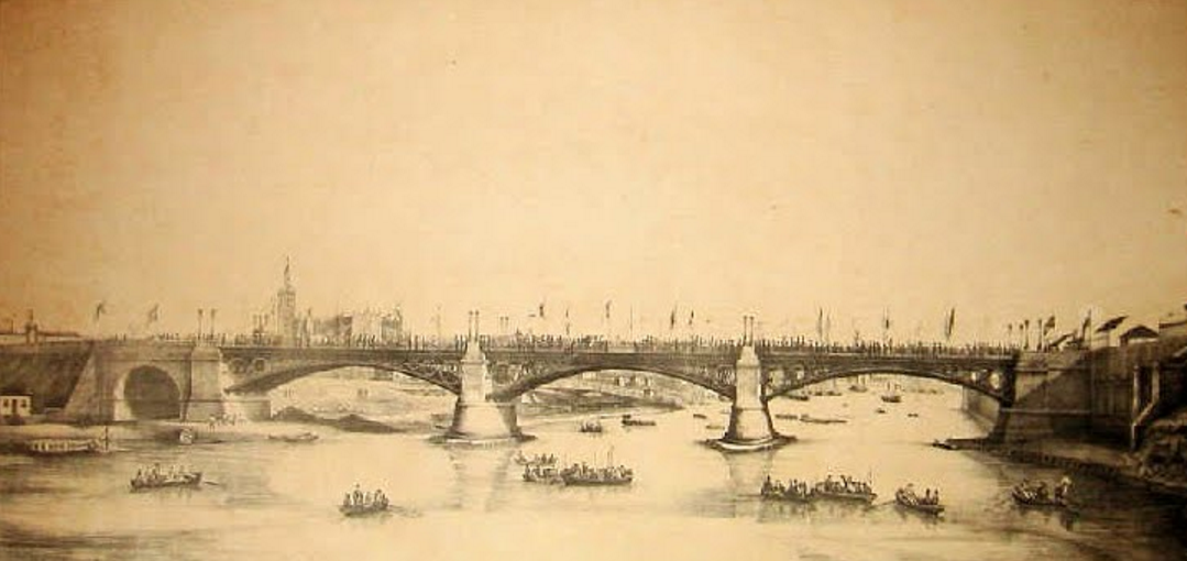 inauguración del puente de Triana