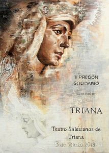 Cartel anunciador II pregón Solidario del Diario de Triana