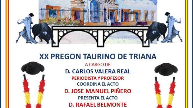 XX Pregón Taurino Triana