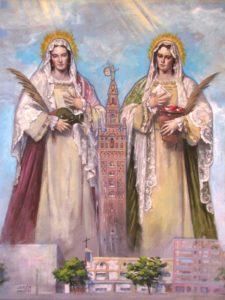 Santas Justa y Rufina, pintura de José María Méndez