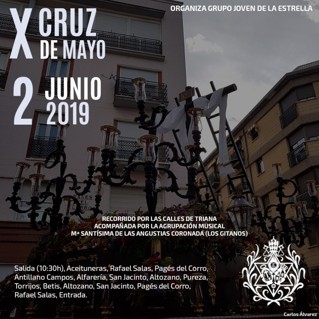 Cartel Cruz de Mayo Hermandad Estrella 2019